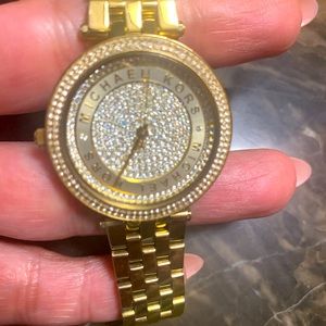 Michael Kors rhinestone watch
